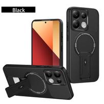 For Redmi Note 13 Pro Case Redmi Note 13 Pro 4G Phone Case Redmi Note13 Pro + Cover Magnetic Mounting Bracket Protect Back Cover Redmi Note 13 Pro+
