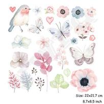 Colife Flower Patch marškinėlių suknelės pleistrai drabužiams A lygio plaunamas šilumos perdavimas, pasidaryk pats aksesuaras
