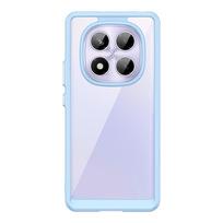 For Xiaomi Redmi Note 14 Pro Case Luxury Silicone Transparent Redmi Note 14 Pro Case TPU Shockproof Case Redmi Note 14 Pro Cover Redmi Note 14 Pro 4G šviesiai mėlyna spalva