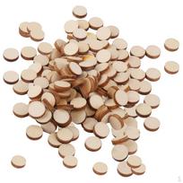 200 vienetų medinių apvalių papuošimų DIY amatų skrebininkui 10 mm