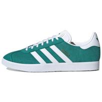 Adidas Originals Gazelle serijos zomšiniai žemi sportbačiai Unisex sportbačiai Žali balti FU9672 41⅓