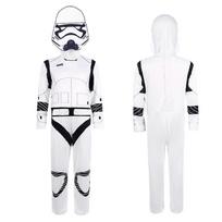 Mango Star Wars Cosplay Jumpsuit Costume Role Play Outfit for Adults & Kids Halloween Party 110 balta