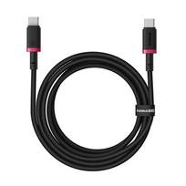 Baseus Dura Type C į Type C 100 W greito įkrovimo laidas 2 m Juodas, Raudonas