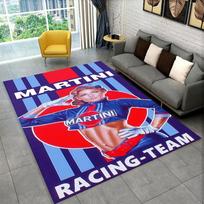 Racing Car M-Martini Moto Non-Slip Area Rug for Living Room,Bedroom,Playroom,Soft Carpet Floor Mat Home Decor Rug Kids Room 40x60cm