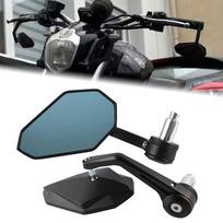 7/8 Motorcycle Bar End Rearview Mirror Side Mirrors for Ducati Honda CB650R Kawasaki Yamaha MT03 SV650 Suzuki GSXS750 Benelli