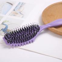 2-piece Comb Set,one Hollowed Out Hair Comb for Wet or Dry Hair,scalp Massage Brush, with Small Claws,special for Real Hair Wigs violetinė