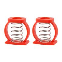 2Pcs Folding Bike Frame Hinge Clamp Spring Easy Free Twist Hinge Clip Angle Adjustment Spring Bike Frame Repair Accessories raudona