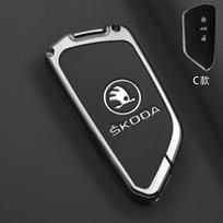CGG1 For Skoda Octivia 2025 2026 Superb Fabia Octavia a7 Superb Rapid Karoq Accessory Zinc Alloy Car Remote Key Fob Case Cover Shell