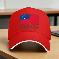 Samoa Flag Casual Baseball Cap Hunting Camping Trucker Hat Summer Sun UnisexTeens Fashion Baseball Caps One Size
