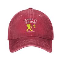 El Camino De Santiago Compostela Buen Camino Sun Baseball Cap FeUnisex Unisex Design Hip Hop Hats Summer Breathable Snapback Cap One Size