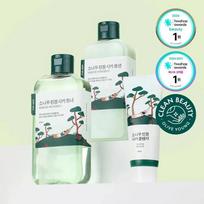 ROUND LAB For Men Pine Calming Toner/Lotion Set (+Cleanser 40mL)