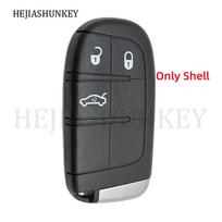 Cy24 2/3/4/5 Button Remote Key Shell For Jeep Grand Cherokee Dodge Ram 1500 Charger Challenger Durango Journey Dart Chrysler 300 (as the picture,For Chrysler) black