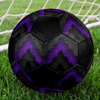 1 vnt. violetinis geometrinis lauko sportinis futbolo kamuolys, 5 dydžio, patogus ir patvarus pojūtis, dovana yy31 Size 5 purple