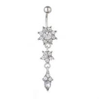 Ring Body Dangle Ball Barbell Bar Belly Button Navel Ring Nabelring Navel Ring Anneau De Nom sidabras