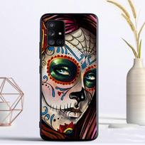 Meksikietiško kaukolės merginos tatuiruotės meno viršelis Samsung Galaxy A13 A53 A11 A12 A32 A22 A52 A10S A41 A42 A33 A20E A30S A40 A21S dėklams Galaxy A10