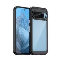 Shockproof Acrylic Clear Phone Case for Google Pixel 9 Pro XL Colorfull Frame Hard Back Cover Shell for Pixel 8 Pro 8A For Pixel 8 juoda