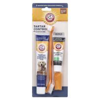 Arm & Hammer, tartar control dental kit for dogs, beef, 4-piece set