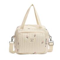 Lovely Print Mommy Bag Baby Diaper Bag with Exquisite Embroidery Easy to Clean Infants Wipes Nappy Organiser Pouch 1