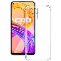Dėklas OPPO Realme 8 Skaidrus Smūgiams Atsparus Silikoninis Minkštas Telefono Dėklas Dėklai Realme 8 5G Coque Realme 8 Pro Skaidrus Funda For Realme 8 4G