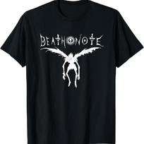 Death Note Ryuk Silhouette with Logo Anime T-Shirt S juoda