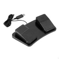 USB kojinio jungiklio pedalas Kojinis jungiklis Priedas 2M ilgio laidas Plug and Play įranga Universalus klavišas 2 Foot Pedal