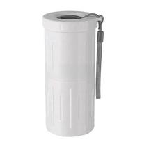 Compact Portable Snack Spit Cup with Dual Compartments to Keep Snacks and Shells Separate Lightweight Plastic Material balta