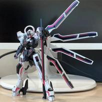 HG 1/144 Schwarzette Merkurijaus ragana Mech surinkimo modelių rinkiniai Veiksmo figūrėlės Stalo papuošalas Lėlė Berniukų dėlionės žaislas Dovana