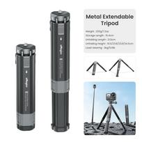 Metal EXtendable Tripod for DJI Osmo Action 5 Pro 6 4 Insta360 X5 X4 X3 Portable Adjustable Stand Load 3kg Handheld Selfie Stick insta552