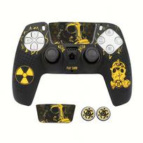 Anti-Slip Silicone Protective Skin for PS5 Controller Cover Case Compatible with PS5 Controller with 2 Thumb Grip Cap 1 Sticker Only  Cover Case