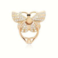 Glitter Butterfly ll Phone Ring Holder Stands Butterfly Phone Ring Holders with Knob Loop 360° Rotation Kickstands