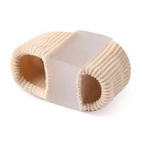 Gel Bunion Toe Separator W/Fabric Lining for Big Toe,Silicone Toe Spars Breathable Toe Corrector Protector for Overlapping Toe