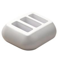 Nostalgie Remote Control Holder with 3 Compartments, 3D Printed Caddy Desktop Organizer, TV Air Conditioner Storage Box for Table balta