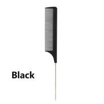 Professional pointed tail comb salon hair styling stainless steel antistatic dyeing hair comb Suitable for all hair types