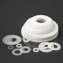 Baltas Plastikinis Nailoninis Plokščias Poveržlė Lygus Tarpiklis M2 M2.5 M3 M4 M5 M6 M8 M10 M12~ M20 Izoliacinis Tarpiklis Žiedas Varžtui 1mm~3mm M10x20x2-20Pcs