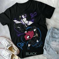 Awakened Nezuko Demon Slayer Anime Black T-Shirt for Men and Women Yuukaku-hen 3XL
