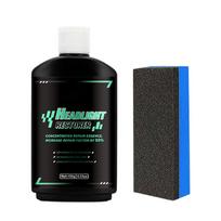 Auto Headlight Lens Restorer 120g Headlight Instant Renewal Cleaner Restorer With Sponge Auto Headlight Repair Polish Cleaner juoda