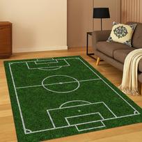 3D Futbolo Juodas Futbolo Laukas Sportinis Kilimas Kilimas Svetainei Sofai Namų Miegamajam Durų Kilimėlis Dekoras, Žaidimų Kambarys Neslystantis Plotas Kilimas 40x60cm