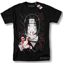 Naruto Itachi Uchiha Shirt Rasengan Jiraiya Anime Manga Strip Graphic T-Shirt Unisex T-Shirt S