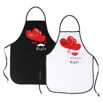 DIY Party Decorations Mr Mrs Couple Kitchen Apron Funny Pinafore Cooking Baking Party Cleaning Aprons Supplies. Yellow brown