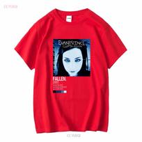 Evanescence Fallen Album T shirt Full Size S 5XL vintage Washed streetwear Comfortable Stretched Breathable designer clothes S