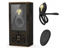 Dėvimas vibratorius ZALO Bayek, obsidiano juodos spalvos