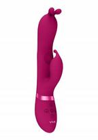 Vibratorius Vive Gada vibruojanti zuikio ausis G-taško triušis 22.8 cm