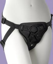 Strap-on diržas Crushious Snap Strap juodas