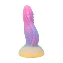 Dildo „Doc Johnson Fantasy Fuckers Dragon's Tongue Glow in the Dark Multicolor“