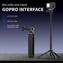 Metal Tripod for Phone and Action Camera Selfie Stick Compatible with Yingshi 360 & for Quick Release Base 360 Rotation VT13