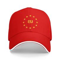 Oficiali ES Europos beisbolo kepurė Lauko sportui Didmeninė prekyba Hip Hop kepurės Atsitiktinės beisbolo kepurės One Size