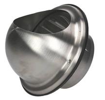 Ventiliacijos gaubtas / įsiurbimo anga 100 mm nerūdijančio plieno