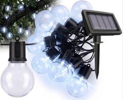 Saulės girlianda 10 LED sodo dekoracija