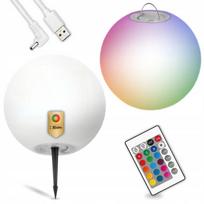 Saulės energija maitinamas LED sodo šviestuvas 3000K RGB