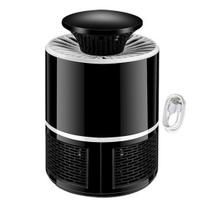 Mini muselių gaudyklė uodams Zapper USB maitinamas vaisinių musių Zapper su UV LED šviesa Vidaus lauko namų stovyklavimui terasos pakabinama muselių gaudyklė lempa juoda